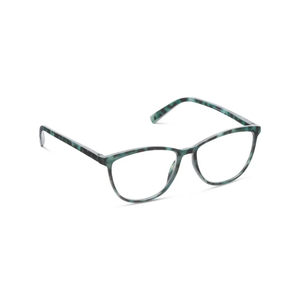 New Peepers Bengal Green Tortoise Cat‎ Eye Reading Glasses +1.25